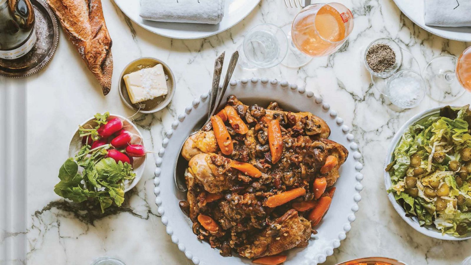 PHOTO: The cover of "À Table: Recipes for Cooking and Eating the French Way," by Rebekah Peppler.