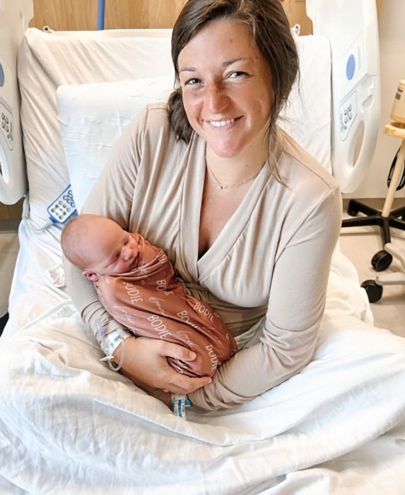 PHOTO: Abby Bailiff, of North Carolina, gave birth and graduated with a doctorate in nursing all within the span of 24 hours.