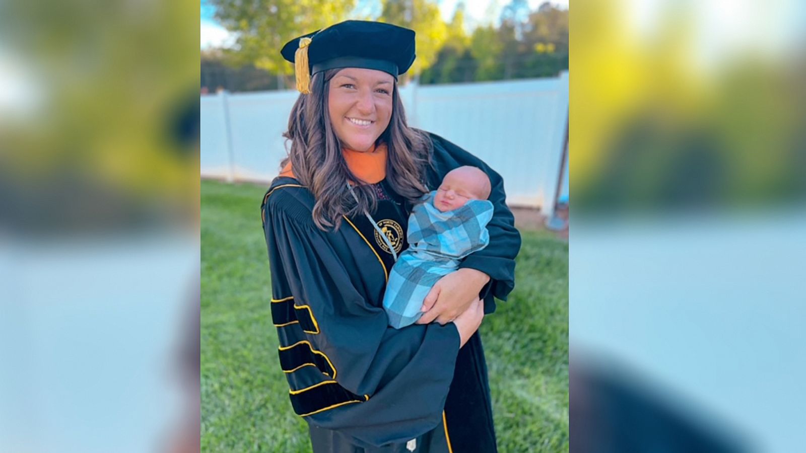 PHOTO: Abby Bailiff, of North Carolina, gave birth and graduated with a doctorate in nursing all within the span of 24 hours.