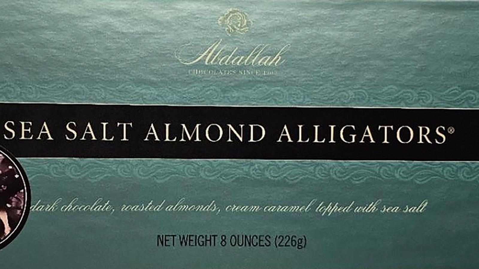 PHOTO: Abdallah Candies of Apple Valley, Minnesota, voluntarily recalled a limited quantity Sea Salt Almond Alligators due to an incorrect ingredient label.