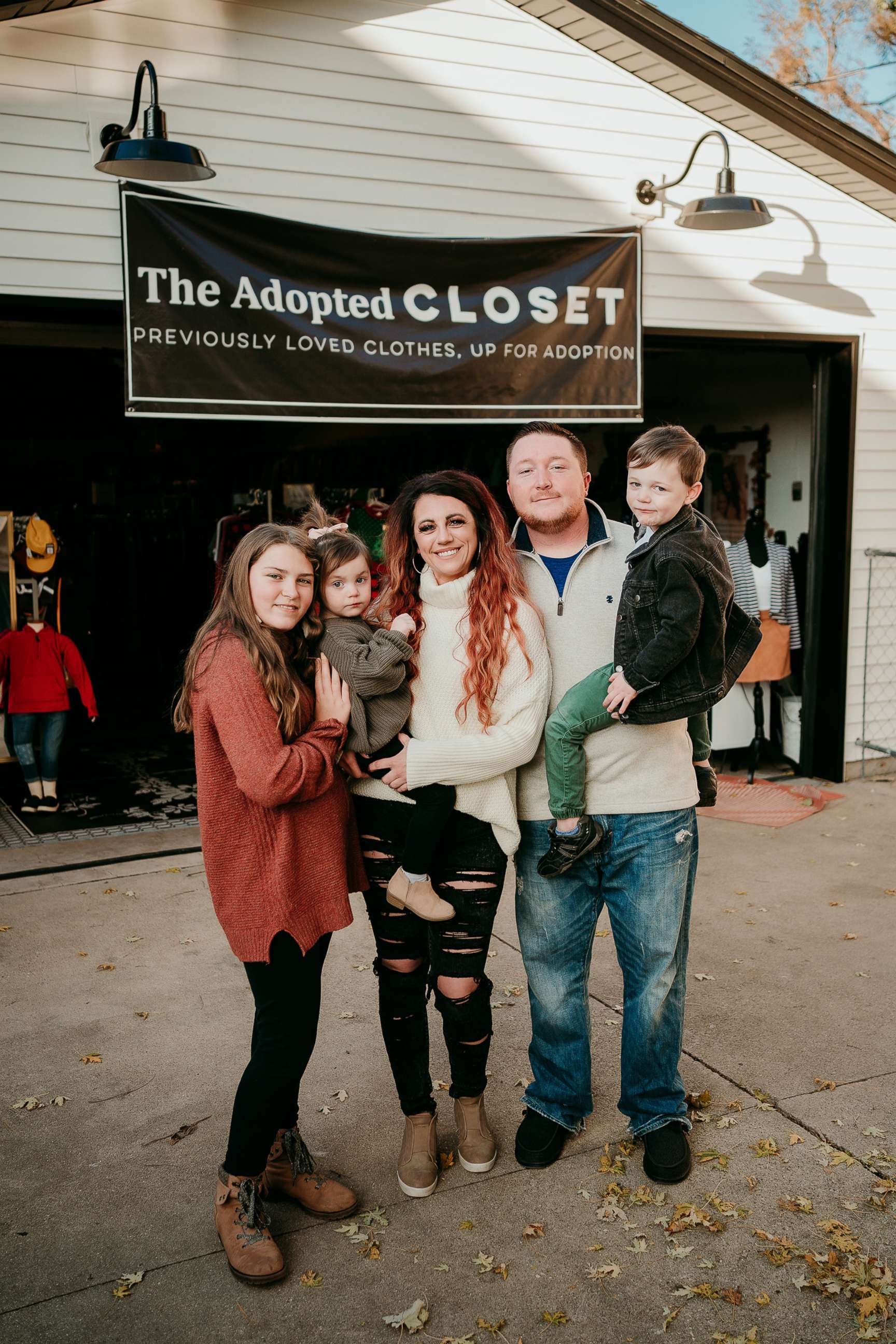PHOTO: Brittany Berrie, of Davenport, Iowa, opened The Adopted Closet to help cover the costs of adoption for families.