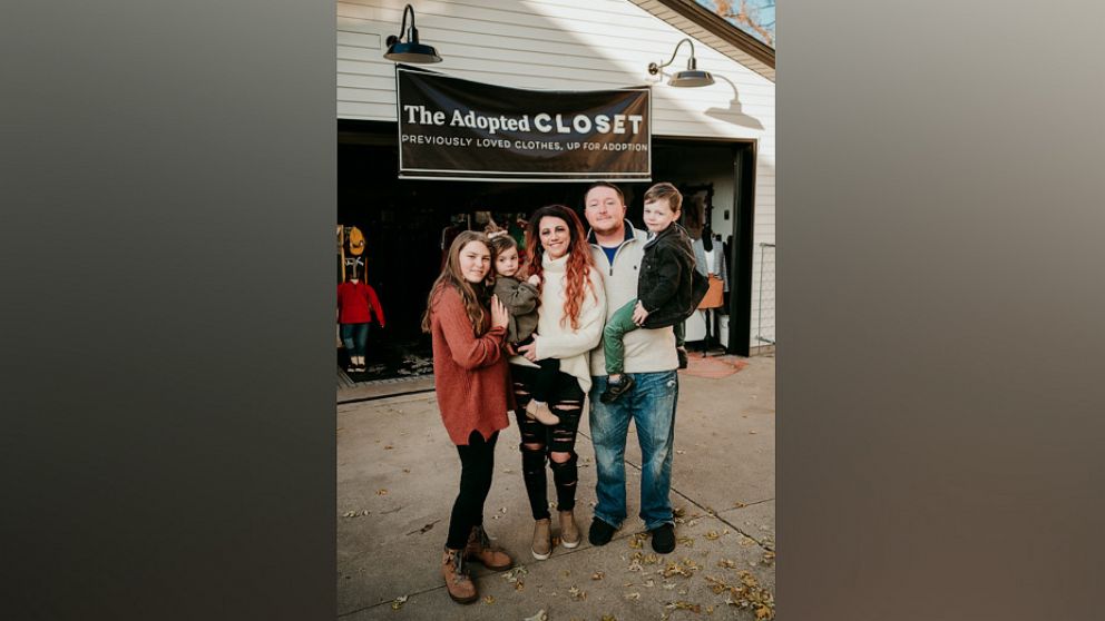PHOTO: Brittany Berrie, of Davenport, Iowa, opened The Adopted Closet to help cover the costs of adoption for families.