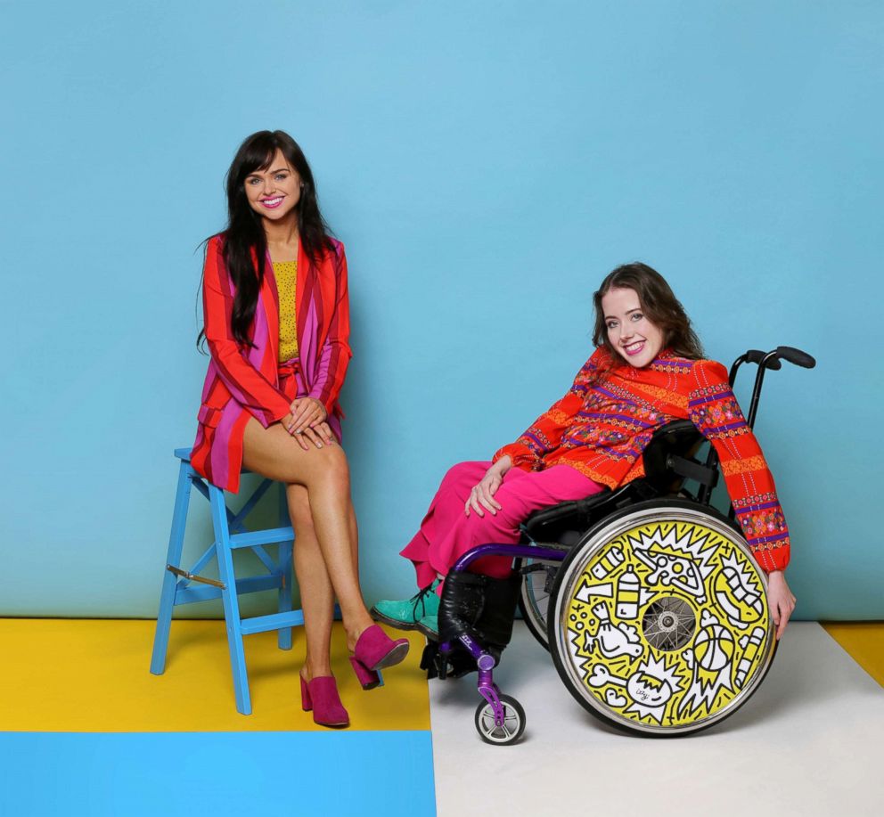 PHOTO: Ailbhe and Izzy Keane, founders of Izzy Wheels. Wheels pictured by Timothy Goodman. 