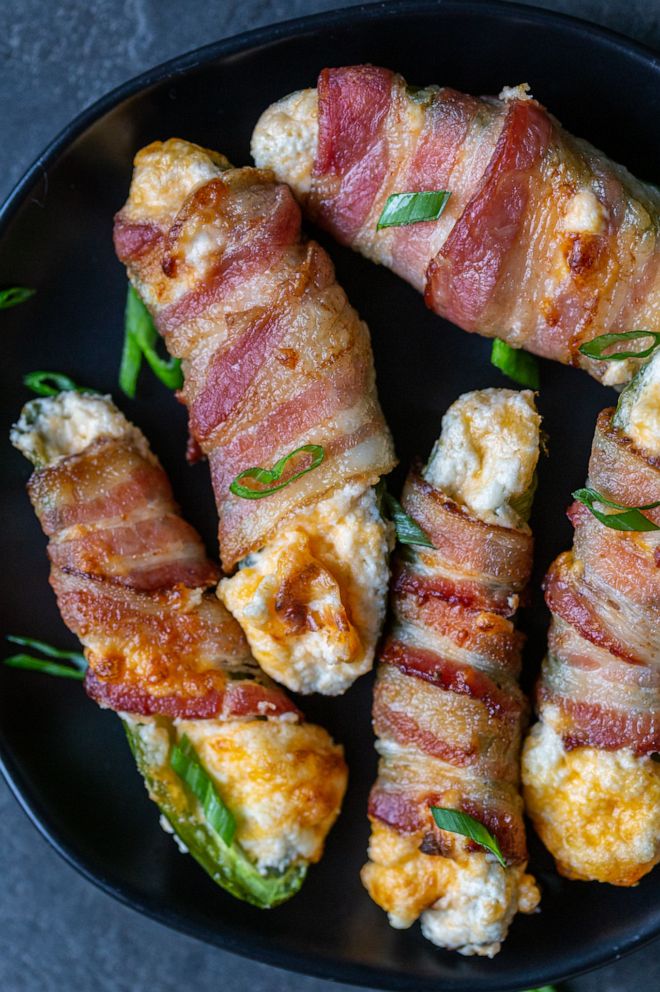 PHOTO: Air fryer jalapeno poppers.