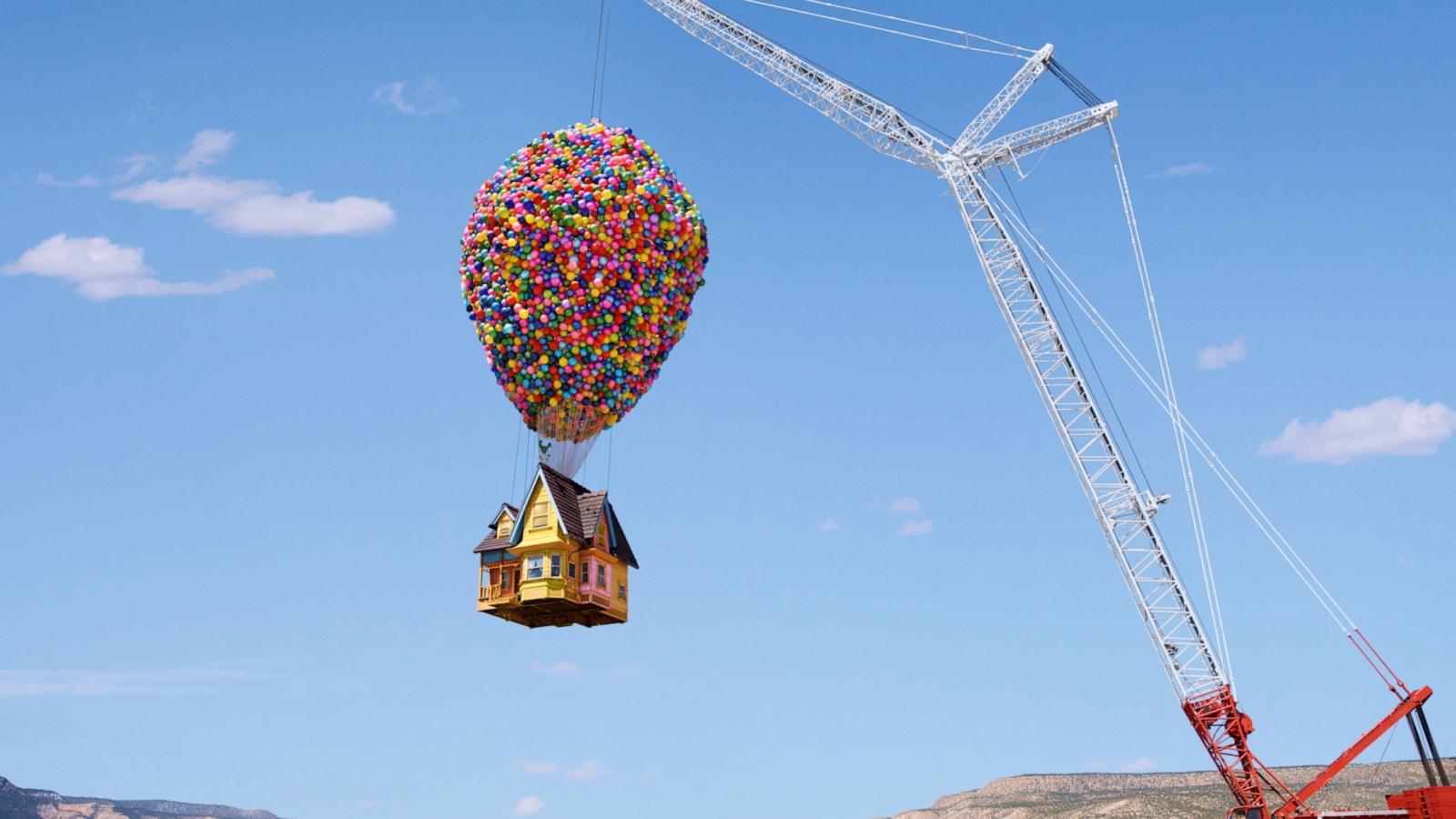 PHOTO: Airbnb is launching so-called “Icons,” giving customers an opportunity to experience famous homes and places like a re-creation of the “Up” house from the 2009 animated film from Disney and Pixar, in Abiquiu, New Mexico.