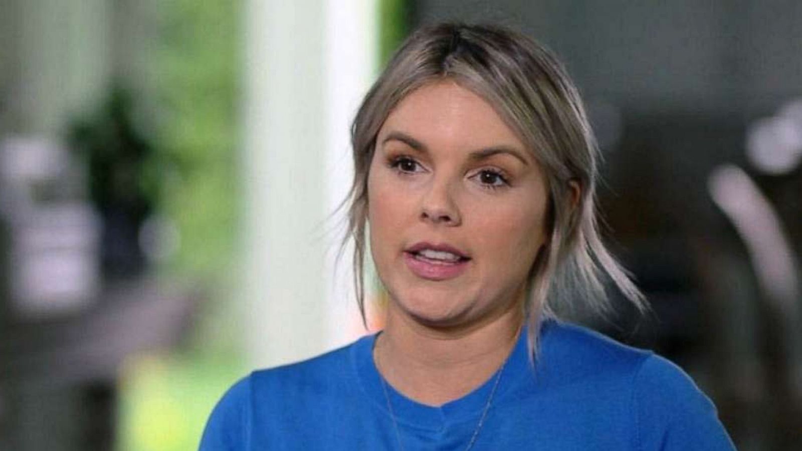 PHOTO: Ali Fedotowsky is seen here in an interview with "Good Morning America," on Jan.28, 2020.