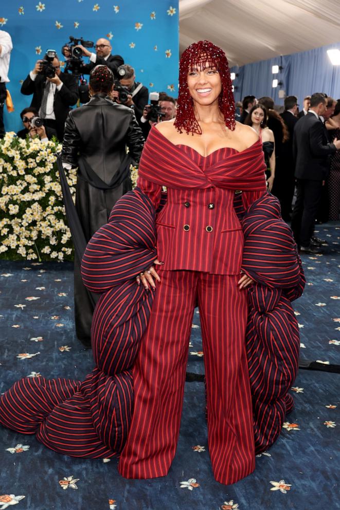 Alicia Keys attends the 2025 Met Gala Celebrating "Superfine: Tailoring Black Style" on May 05, 2025 in New York City.