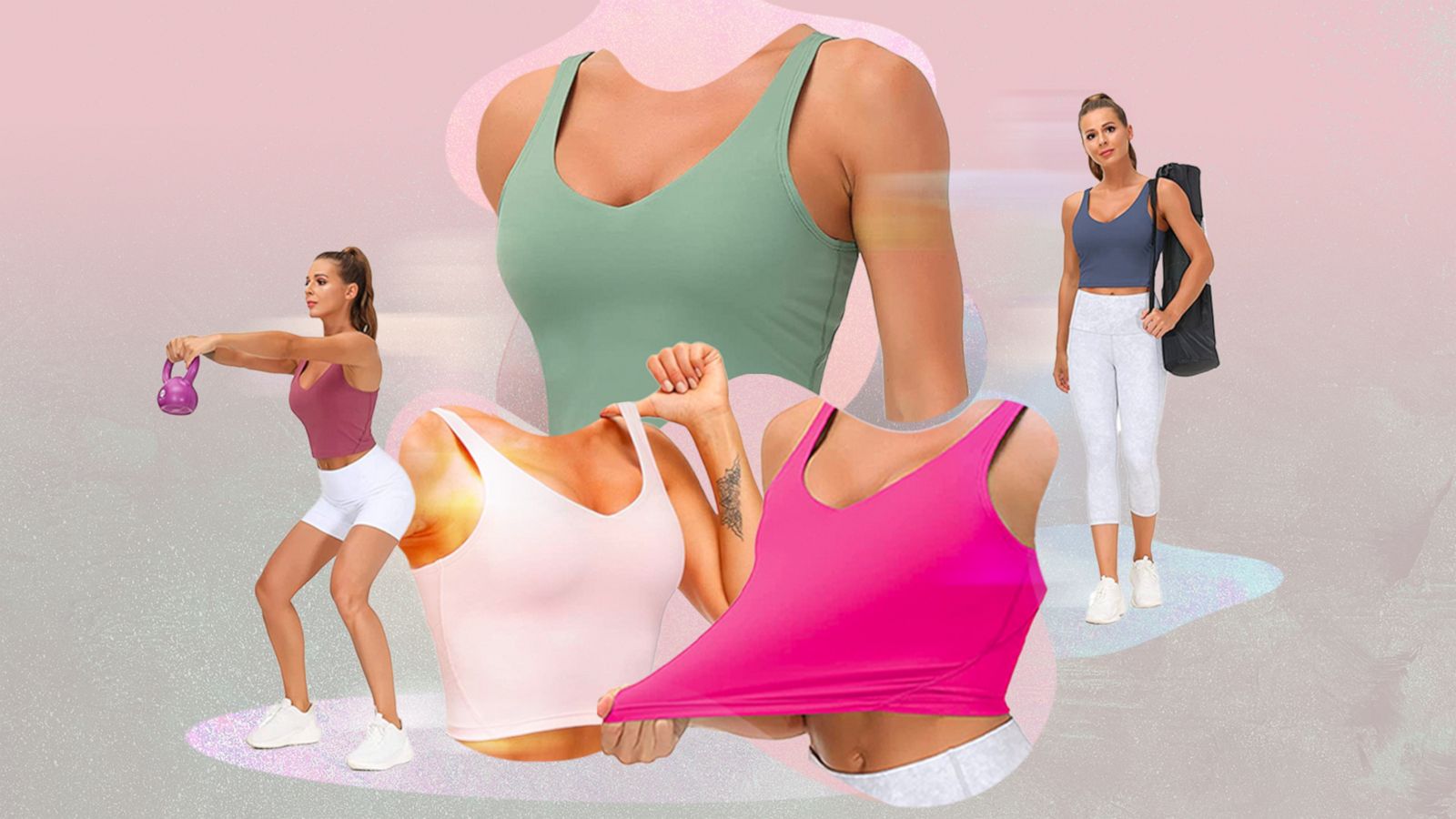 PHOTO: The Gym People's longline sports bra