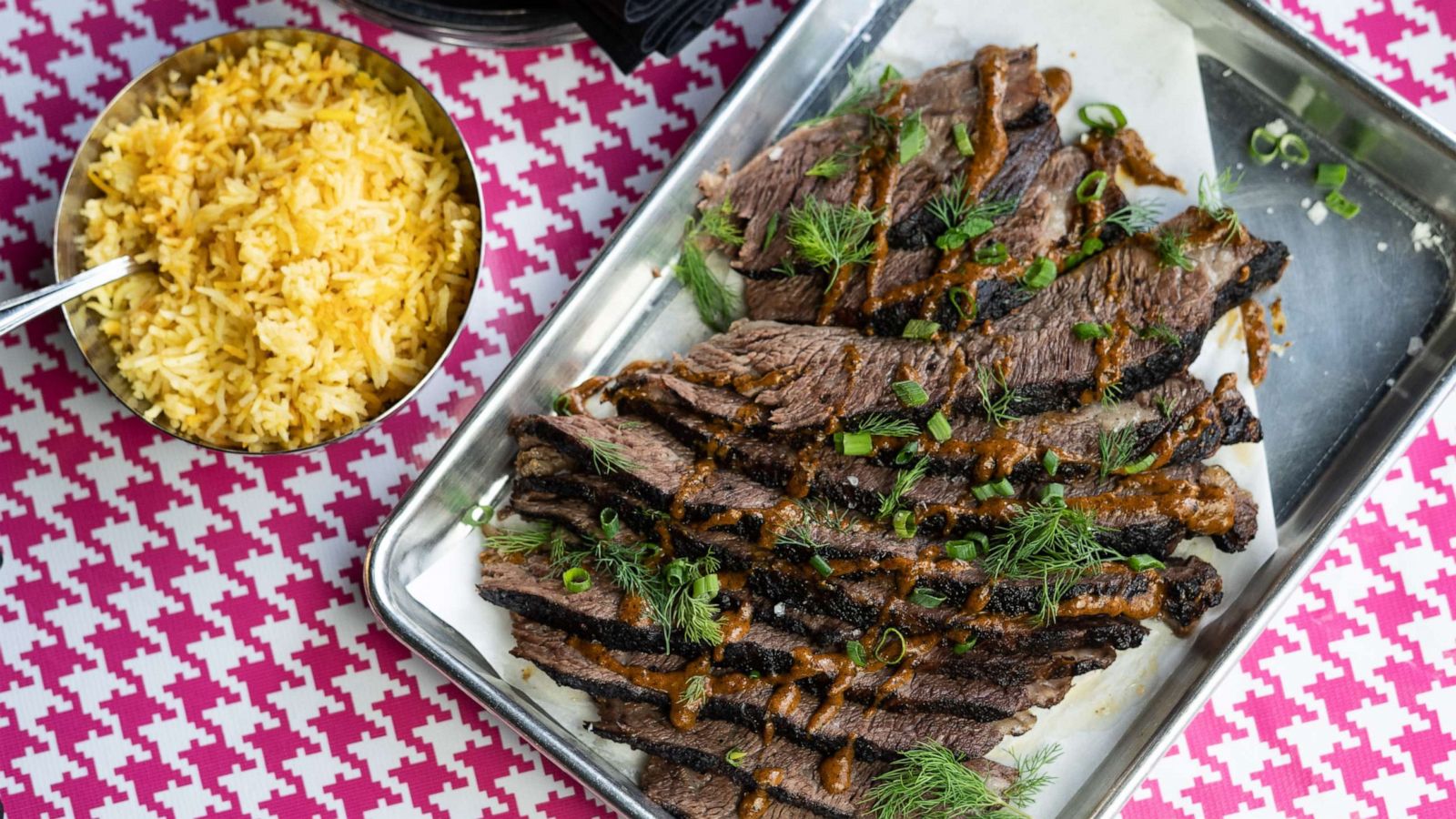 PHOTO: Chef Michael Solomonov's short ribs and yellow rice.