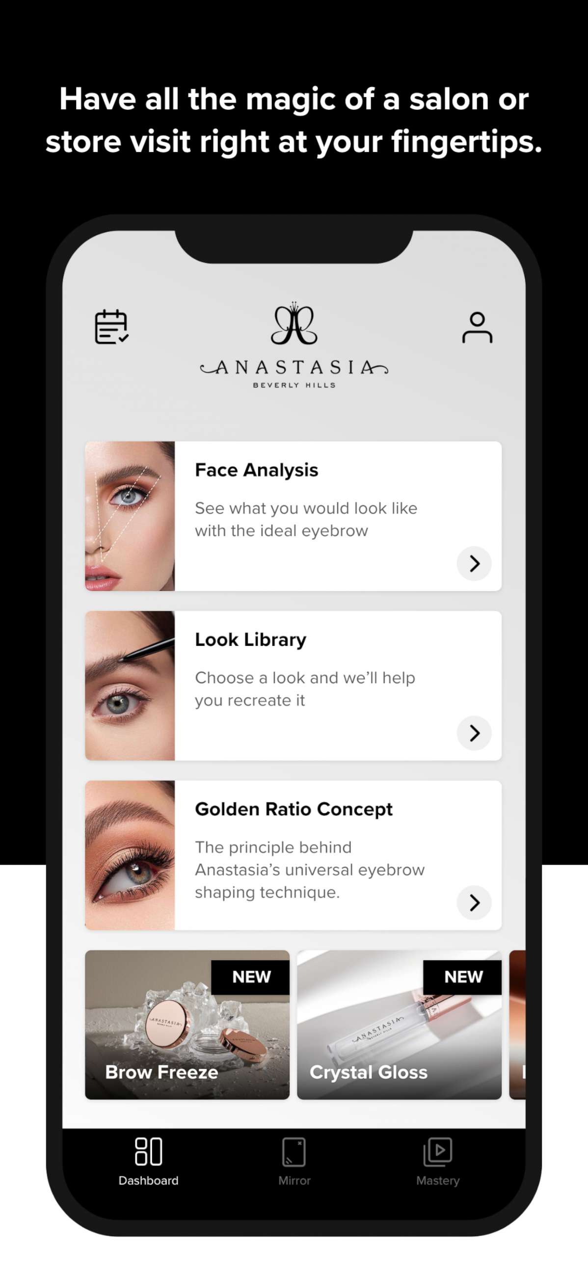 PHOTO: "The Brow App” utilizes a customized 3D technology and patented algorithm that analyzes your facial and bone structure.