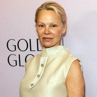 PHOTO: Pamela Anderson attends the Golden Globes First-Time Nominee Celebration at The Maybourne Beverly Hills on Dec. 17, 2024 in Beverly Hills, Calif.