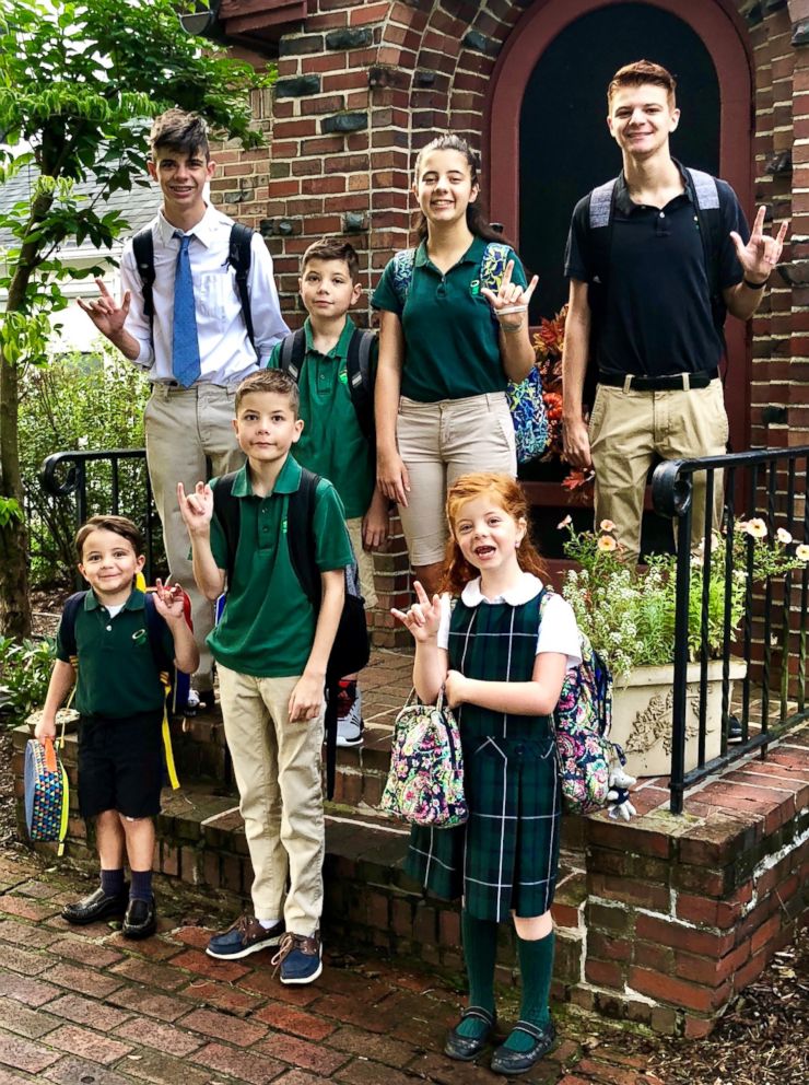 PHOTO: Ann Redmore with her siblings. 