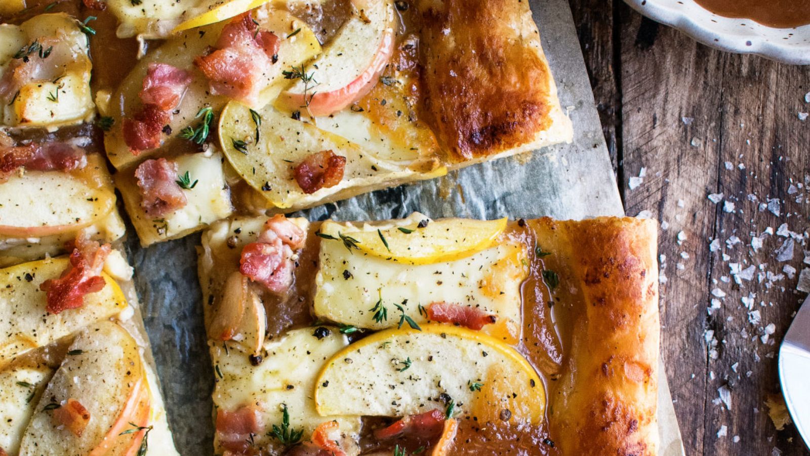 PHOTO: An apple butter and melted brie tart is a great Thanksgiving appetizer.