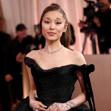 Ariana Grande attends the 83rd annual Golden Globe Awards on January 11, 2026 in Beverly Hills, California. 