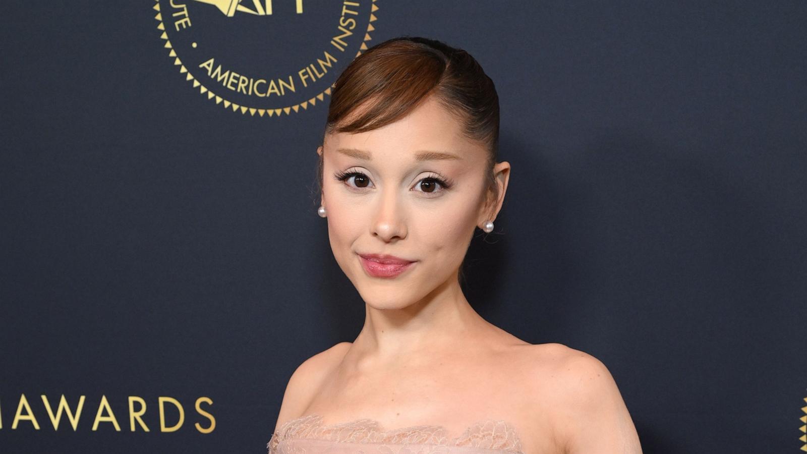Ariana Grande attends the AFI Awards on January 09, 2026 in Los Angeles, California.
