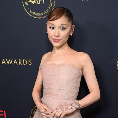 Ariana Grande attends the AFI Awards on January 09, 2026 in Los Angeles, California.