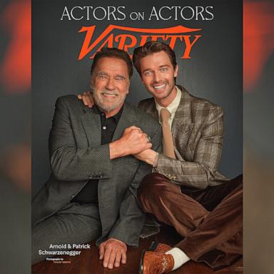 PHOTO: Arnold Schwarzengger and Patrick Schwarzenegger on the cover of Variety.