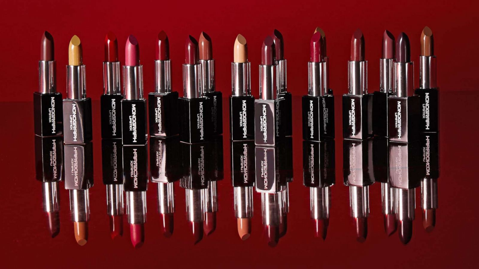 PHOTO: The Monograph Lipsticks Portfolio includes 16 different lip colors that are universally wearable.