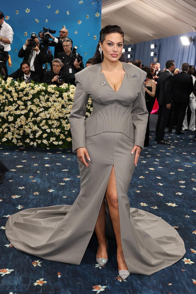 Ashley Graham attends the 2025 Met Gala Celebrating "Superfine: Tailoring Black Style" on May 05, 2025 in New York City.