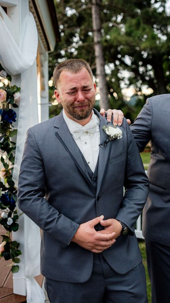 Meet the man behind the TikTok viral groom reaction video - Good Morning  America