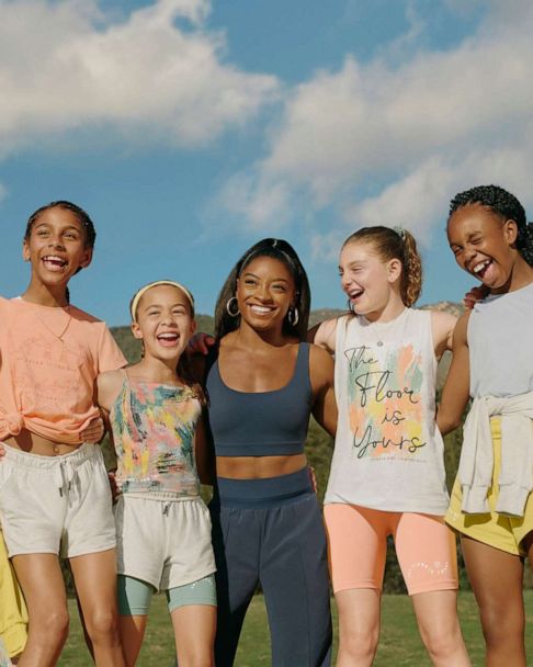 Simone Biles and Athleta team up for limited-edition collection for girls -  Good Morning America
