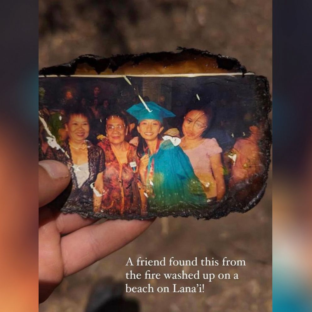 VIDEO: Woman loses everything in Maui fire except for one photo a stranger found on a beach 