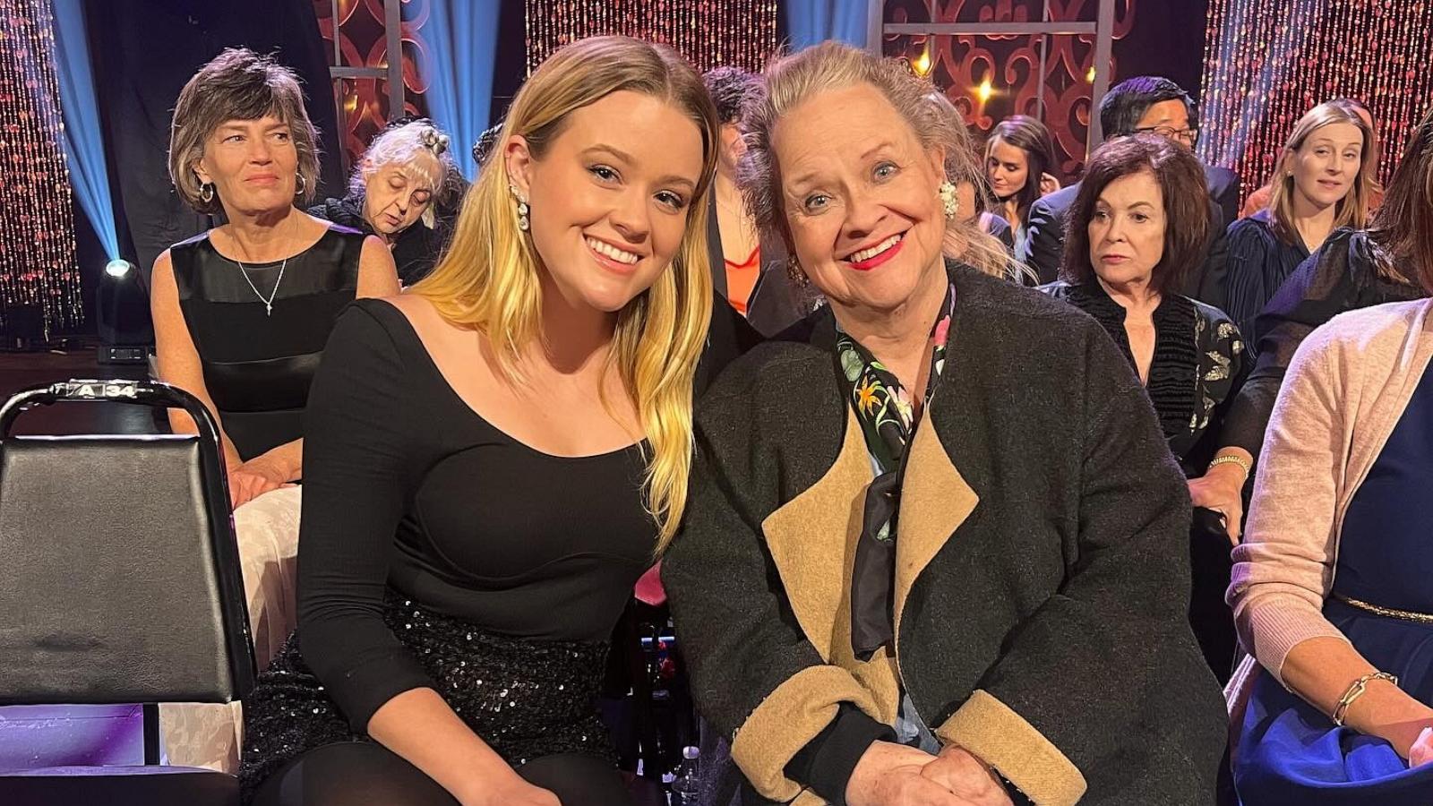 PHOTO: Ava Phillippe and her grandmother Betty at the finale of "The Golden Bachelor" in a photo posted to the ABC show's Instagram on Nov. 30, 2023.