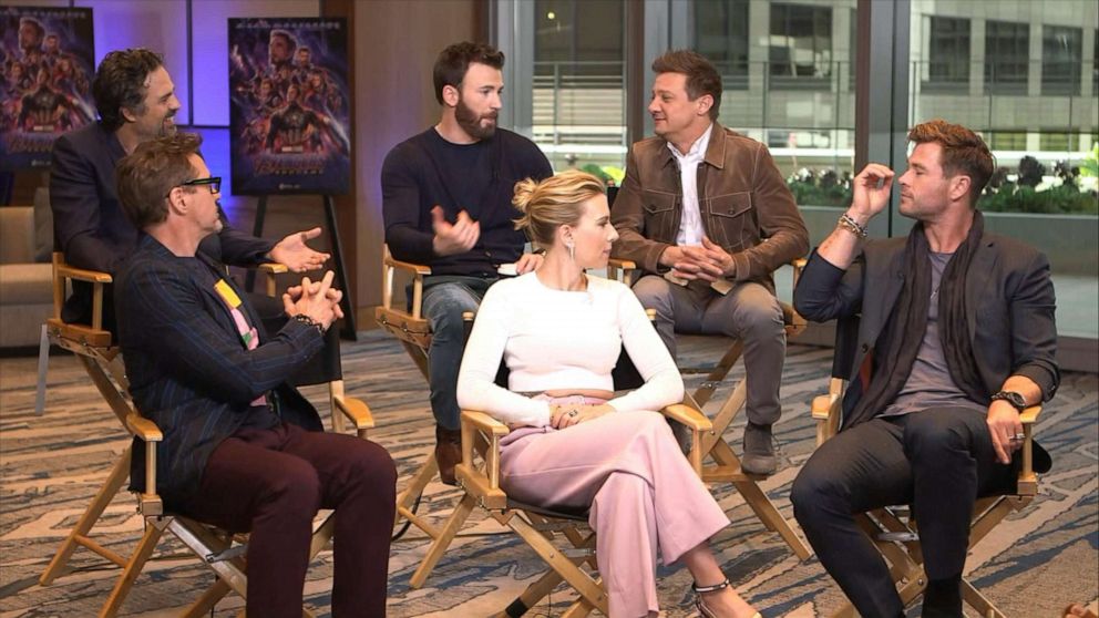 PHOTO: The cast from the "Avengers: Endgame." appears on "Good Morning America," April 8, 2019.