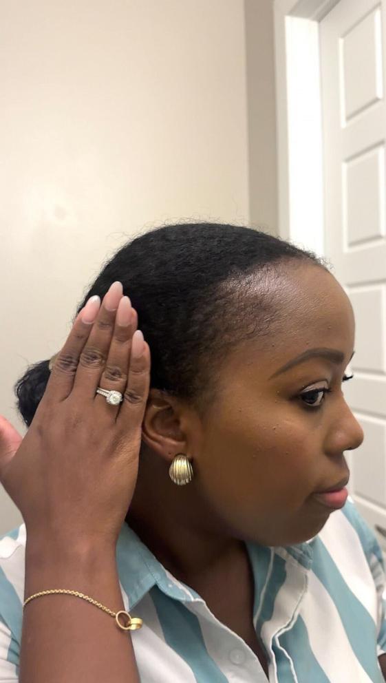 I tried Rihanna's Fenty Hair The Controlling Type Hair-Thickening Edge Control Gel to see how it would hold up on my postpartum edges.