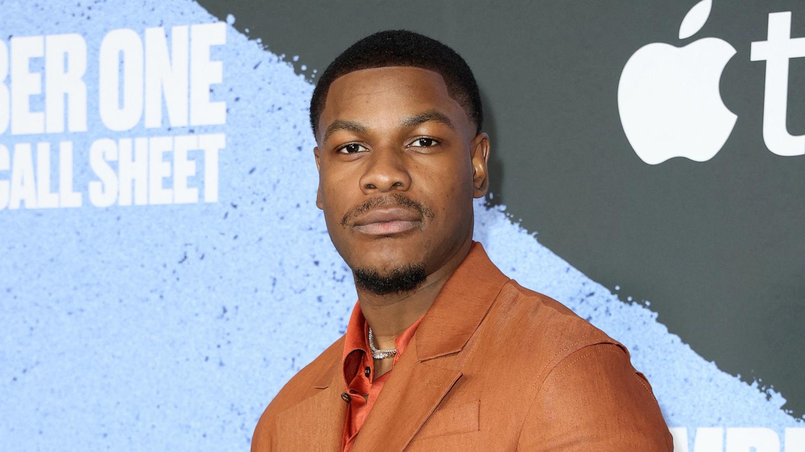 PHOTO: British actor John Boyega attends the Los Angeles premiere of Apple TV+'s "Number One on the Call Sheet" at the TCL Chinese theatre in Hollywood, California, March 12, 2025.