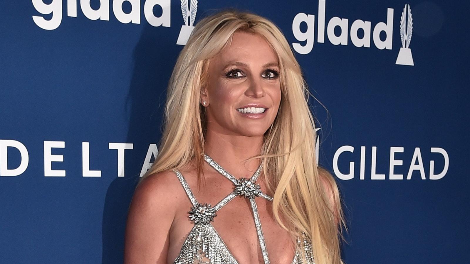 Britney Spears attends the 29th Annual GLAAD Media Awards on April 12, 2018 in Beverly Hills, California.