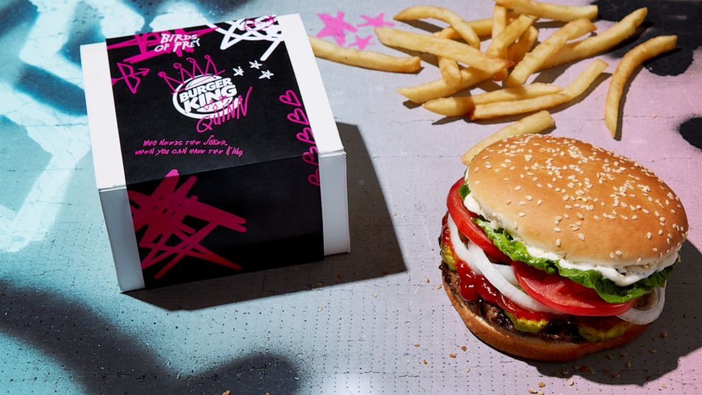 PHOTO: Burger King Restaurants partnered with DC’S Harley Quinn and "Birds of Prey" for Valentine’s Day.