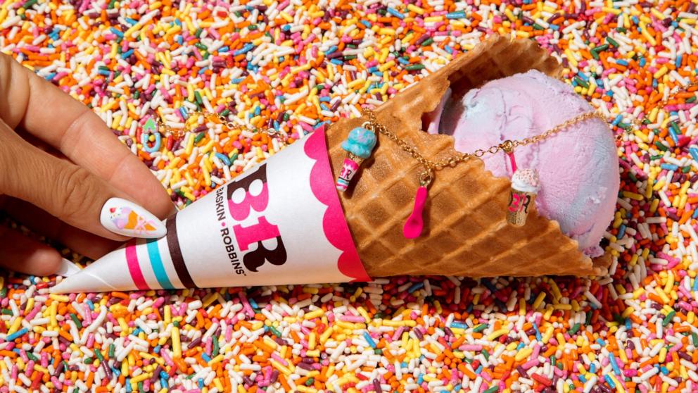 PHOTO: Baskin-Robbins teamed up with jewelry designer Susan Alexandra to create an ice cream social charm necklace for National Ice Cream Day.