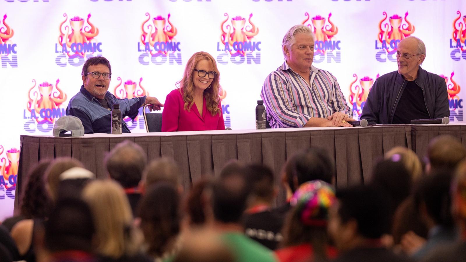 PHOTO: "Back to the Future" cast members reunited at L.A. Comic Con.