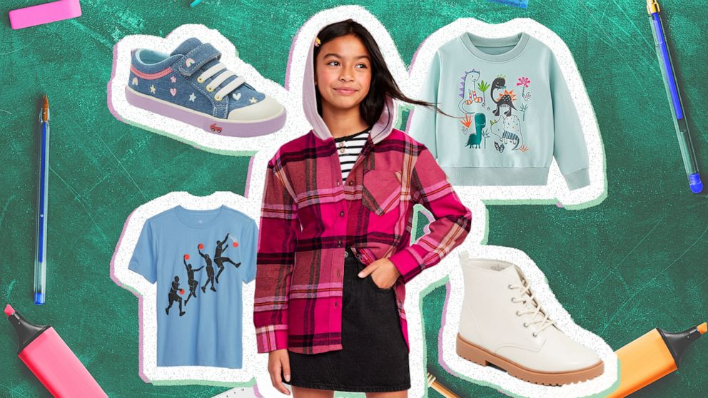 Kids' Cotton Flannel Colorblock Hoodie - Baby & Kids Sweaters