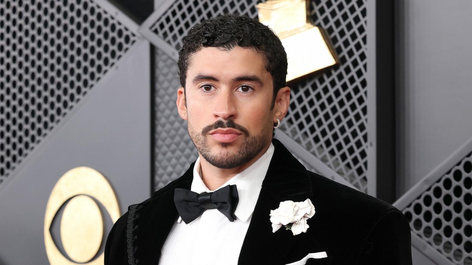 Bad Bunny attends the 68th GRAMMY Awards on February 01, 2026 in Los Angeles, California.