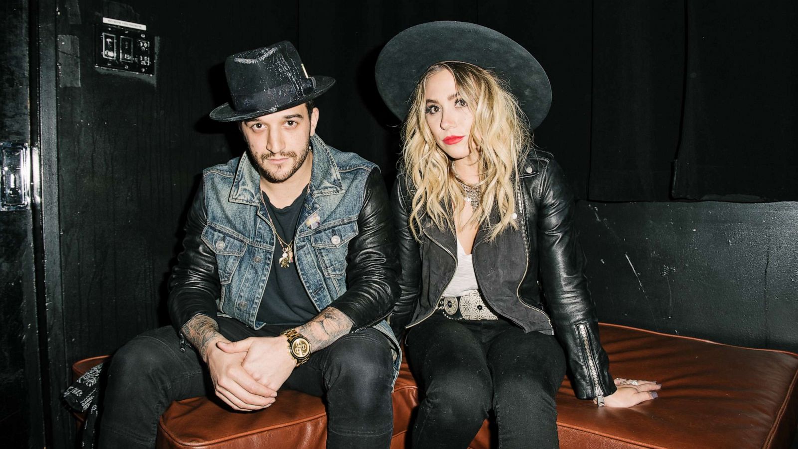 PHOTO: Mark Ballas and BC Jean of 'Alexander Jean' pose for a portait backstage at The Viper Room, Jan. 8, 2016, in West Hollywood, Calif.