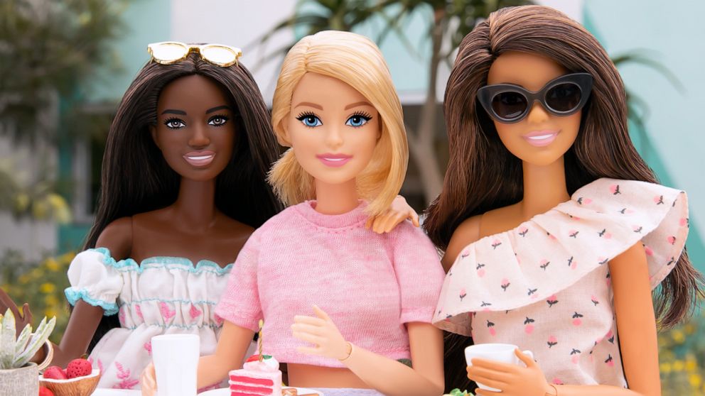 PHOTO: Barbie dolls set up on display for the new Bucket Listers immersive pop-up restaurant.