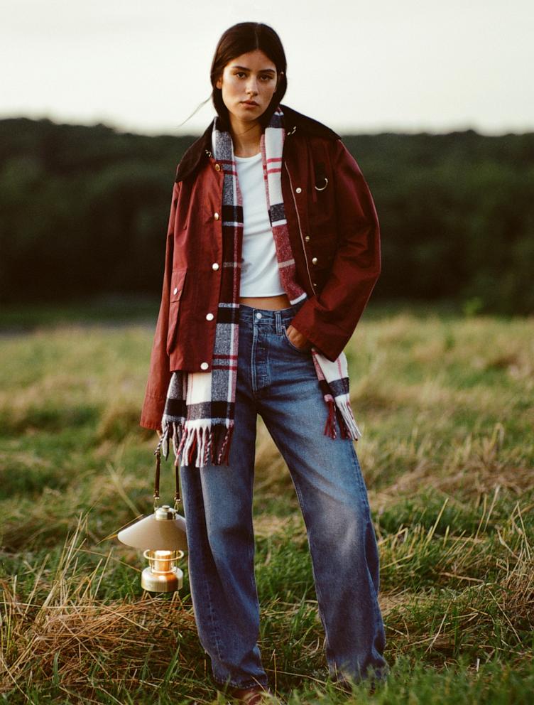 Anthropologie and Barbour partner on fun, feminine heritage