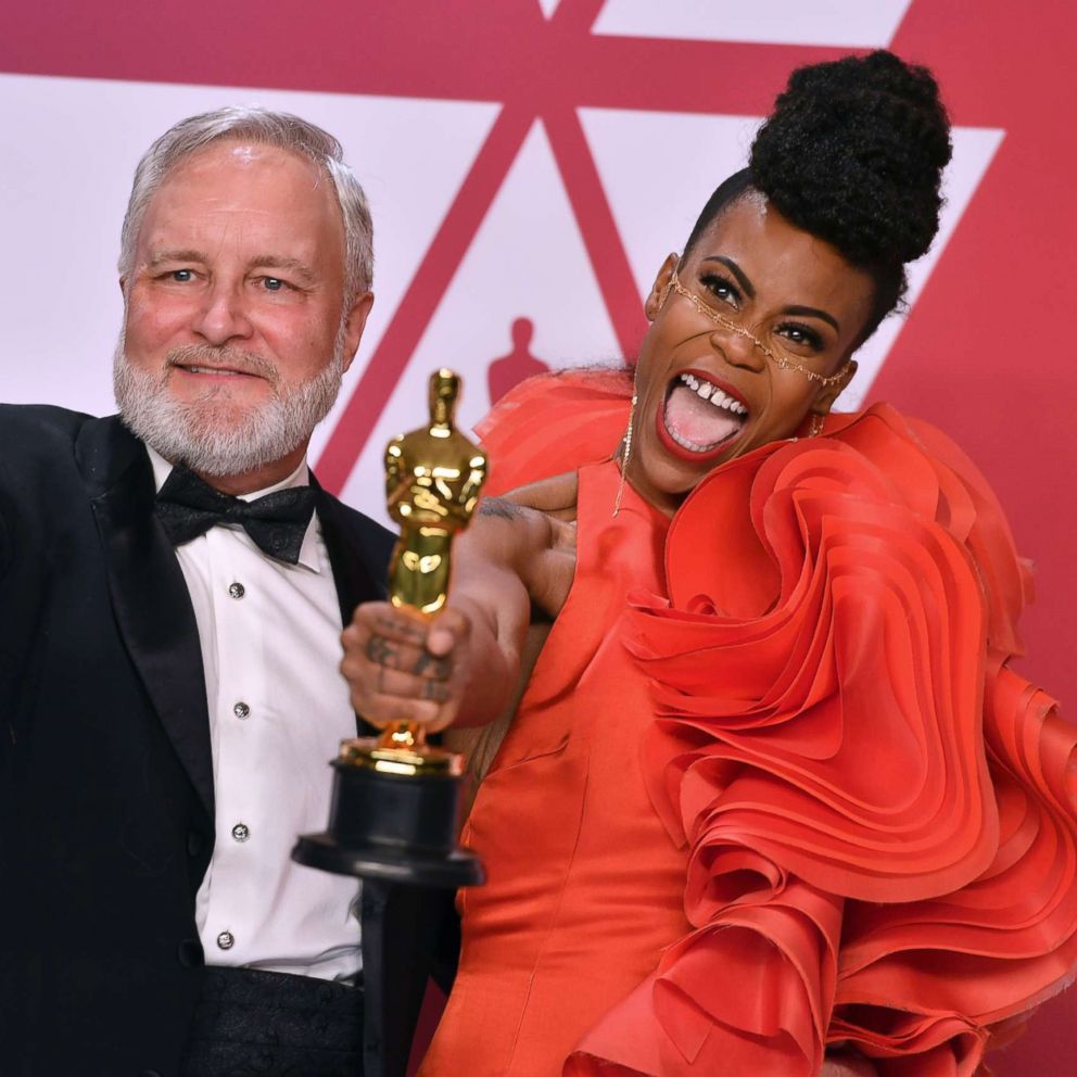 VIDEO: Hannah Beachler made history as the first African-American to be nominated for -- and win -- an Academy Award in production design for her work on "Black Panther."