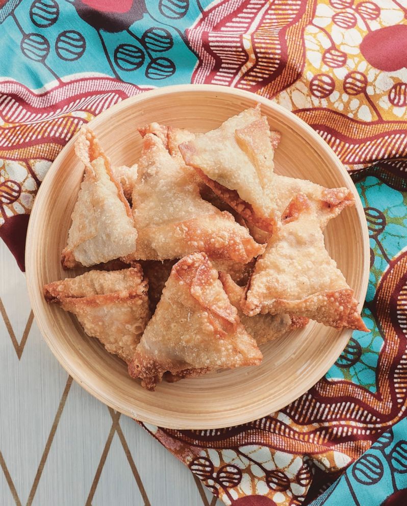 PHOTO: A recipe for beef samosas from the official Wakanda cookbook.