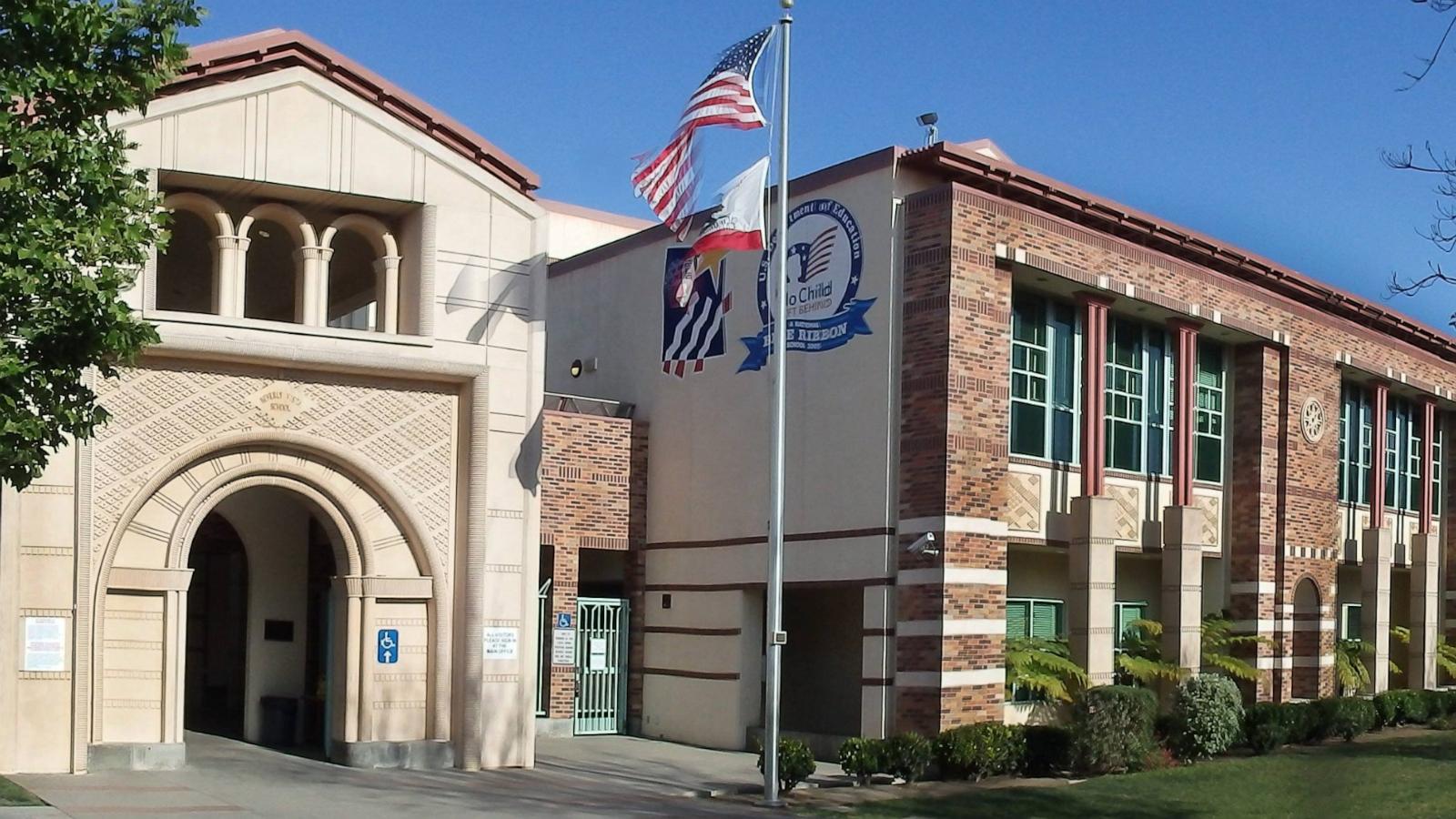 PHOTO: Beverly Vista Middle School in Beverly Hills, CA.