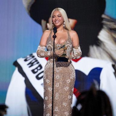 Beyonce is seen onstage at the 67th annual GRAMMY Awards on February 02, 2025 in Los Angeles, California.