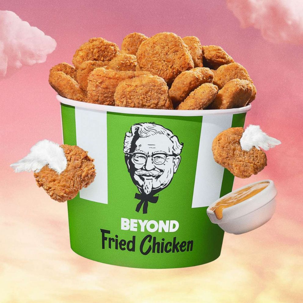 PHOTO: KFC and Beyond Meat partnered to create new Beyond Fried Chicken meatless nuggets.