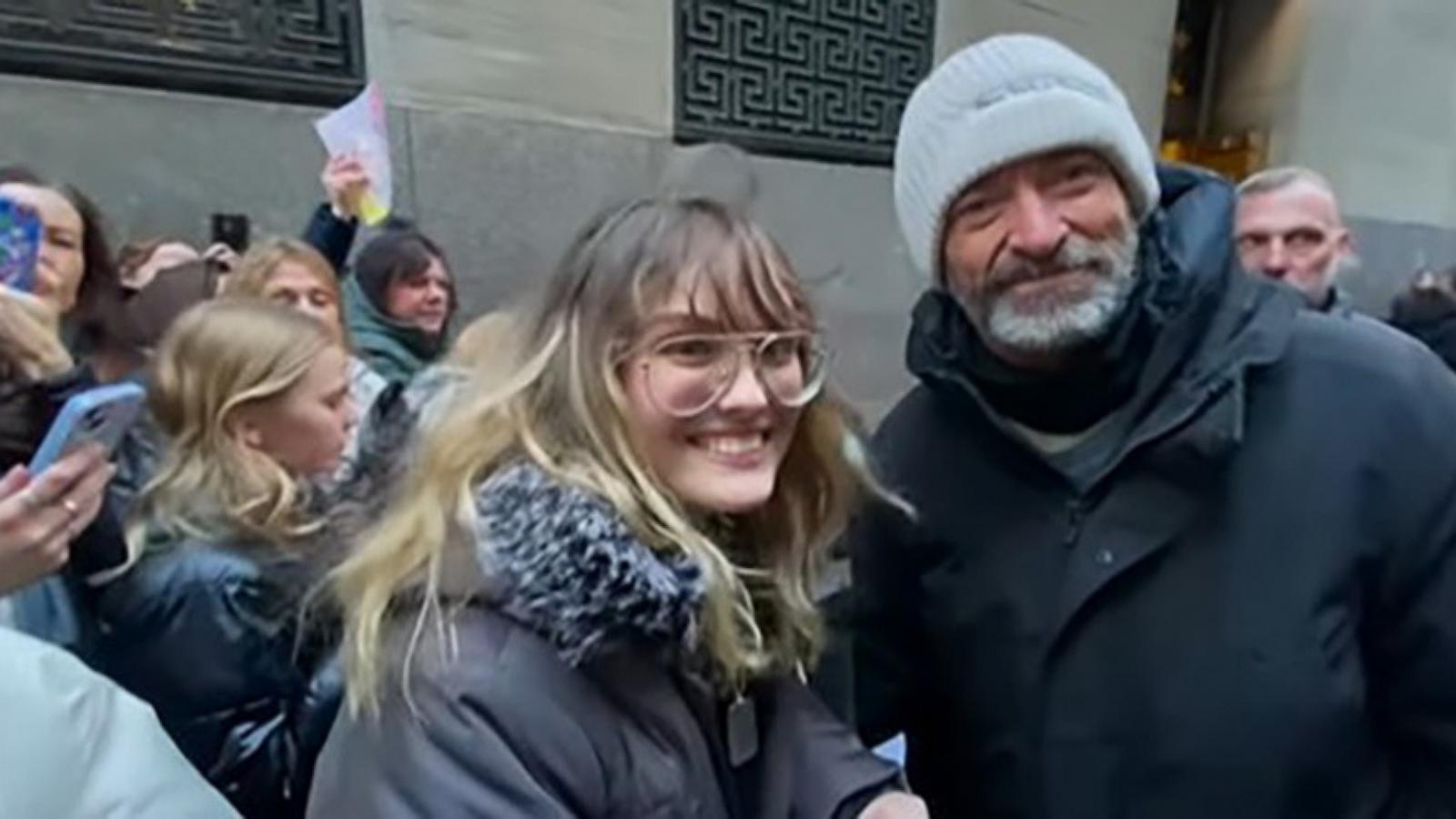 PHOTO: Dannielynn Birkhead and Hugh Jackman in a video Larry Birkhead posted to Instagram on Jan. 26, 2025.