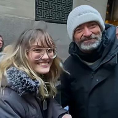 PHOTO: Dannielynn Birkhead and Hugh Jackman in a video Larry Birkhead posted to Instagram on Jan. 26, 2025.