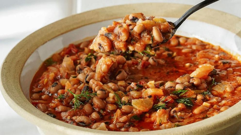 PHOTO: A bowl of black-eyed pea soup also known as Ikarian stew.