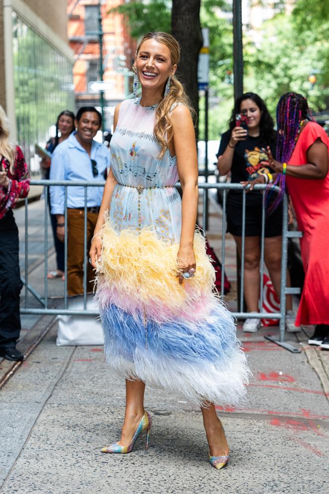 PHOTO: Blake Lively is seen in the Upper West Side in New York City, July 31, 2024.