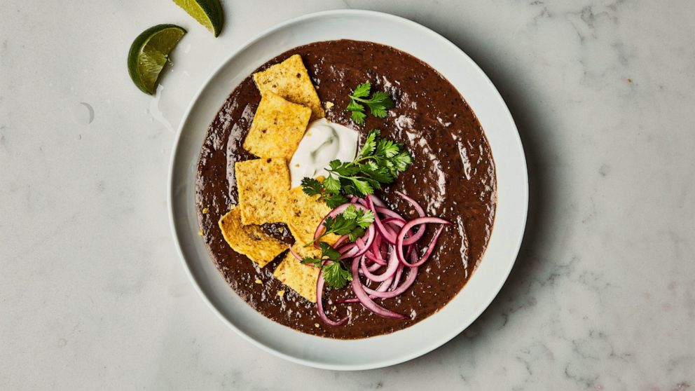 PHOTO: Instant Pot black bean soup from Bon Appétit food director Carla Lalli Music.