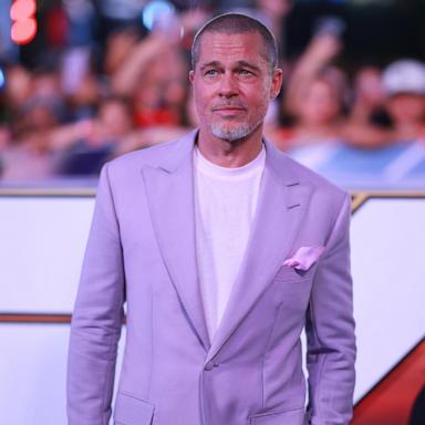 Brad Pitt poses for a photo during the fan event for "F1: The Movie" on June 09, 2025 in Naucalpan de Juarez, Mexico. 